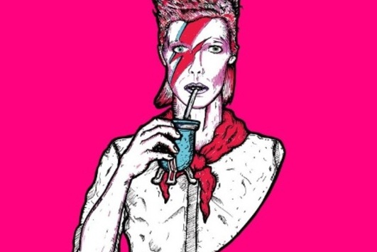 Imagen de David Bowie es un paquete de Yerba Mate