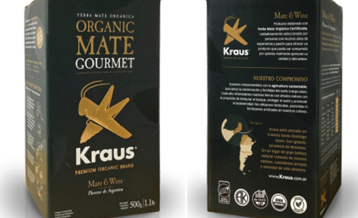 Imagen de Kraus presenta su yerba Gourmet, org&aacute;nica y certificada
