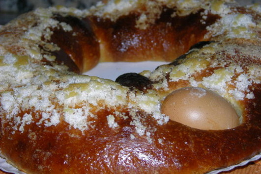 Image of Easter doughnut to accompany your mates