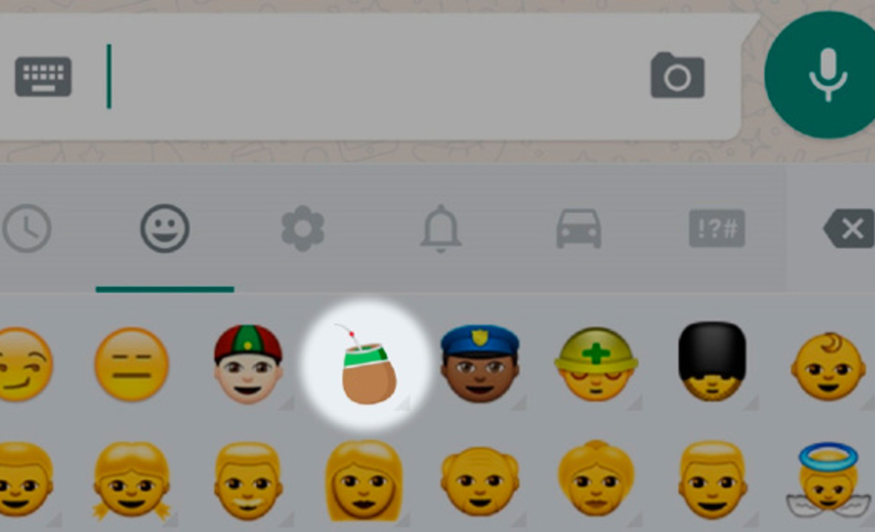 Imagen de El emoji del mate llega a whatsapp en el 2019