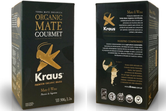 Image of Kraus presenta su yerba Gourmet, orgánica y certificada