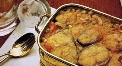 Imagen de Surubí frito en tempura de Yerba Mate sobre rostí de batata frita rallada