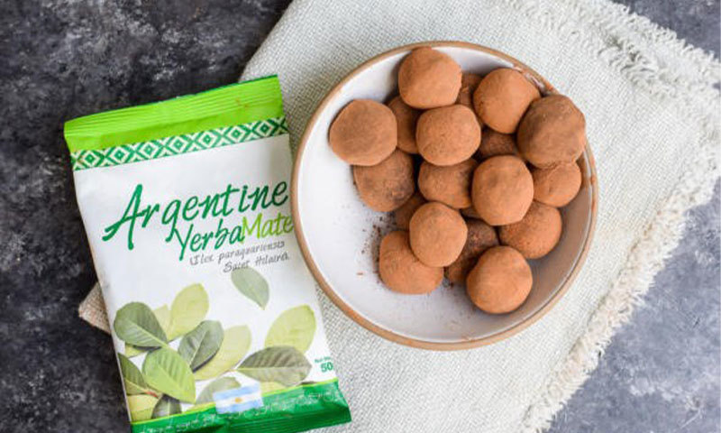 Imagen de Trufas de chocolate con Yerba Mate