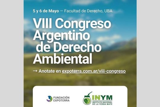 Image of El INYM estará presente en el VIII Congreso Argentino de Derecho Ambiental