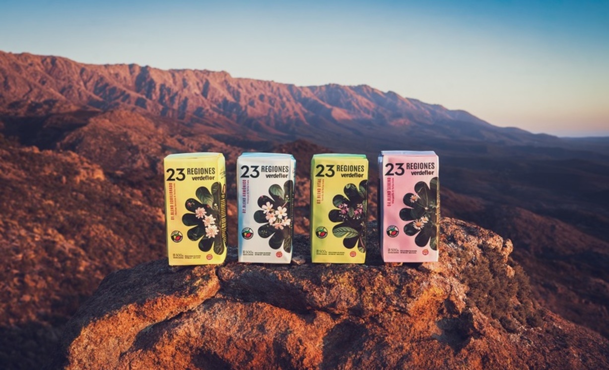 Image of El Grupo Cordeiro lanza Verdeflor 23 Regiones, una nueva l&iacute;nea de blends de yerba mate con hierbas serranas